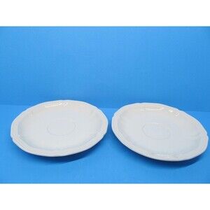 Villeroy And Boch Manoir Set Of 2  Unused 5 3/4"  Saucer Plates EC